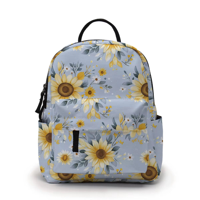 Mini Backpack - Sunflower Light Blue