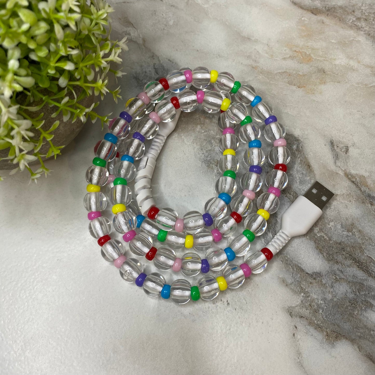 Charging Cord - Beaded #2 - PREORDER