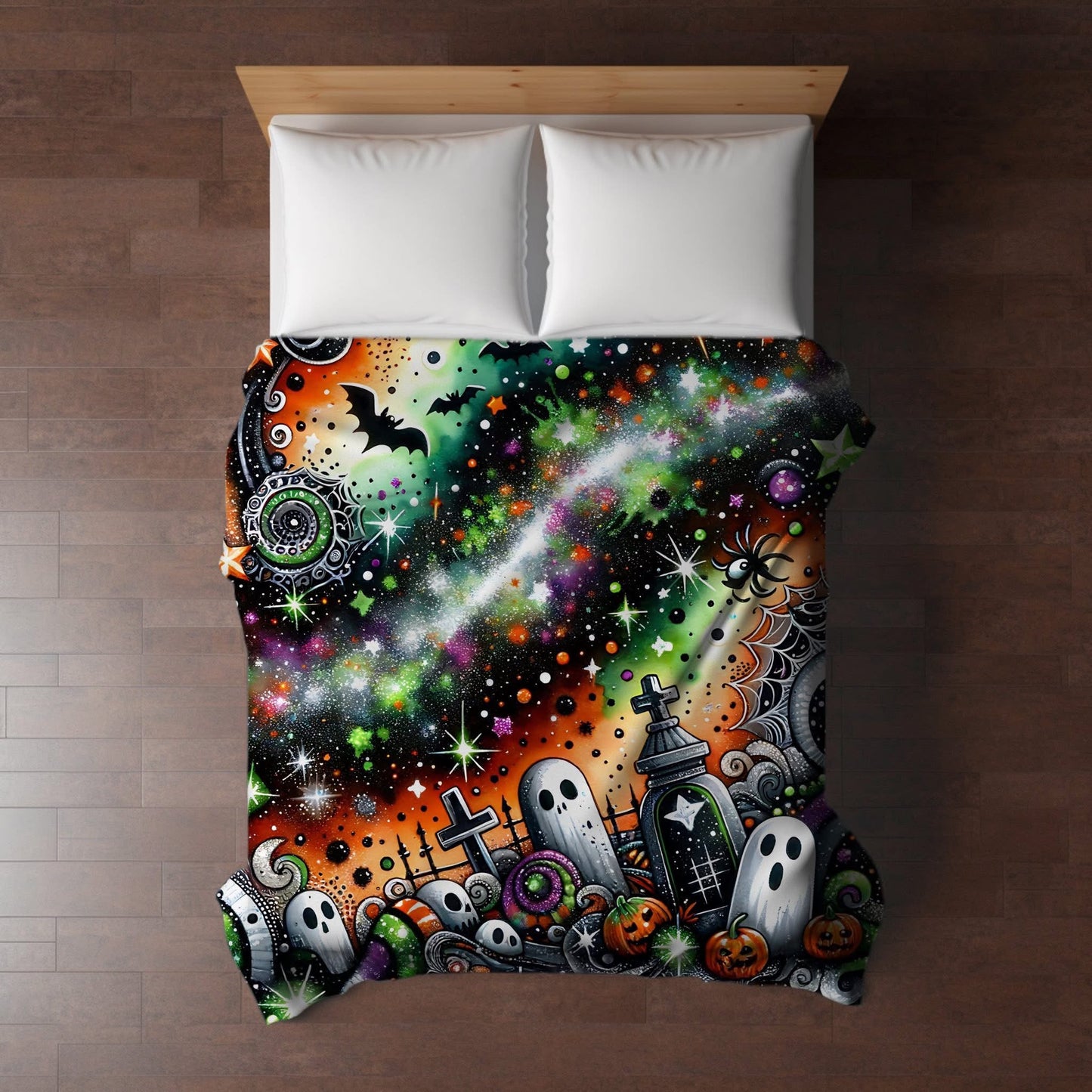 Blanket Halloween #27 - Graveyard Swirl