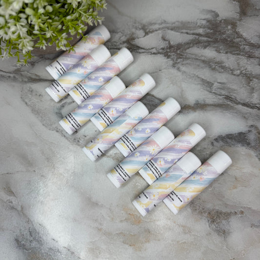 Lip Balm - Stripe Floral Daisy