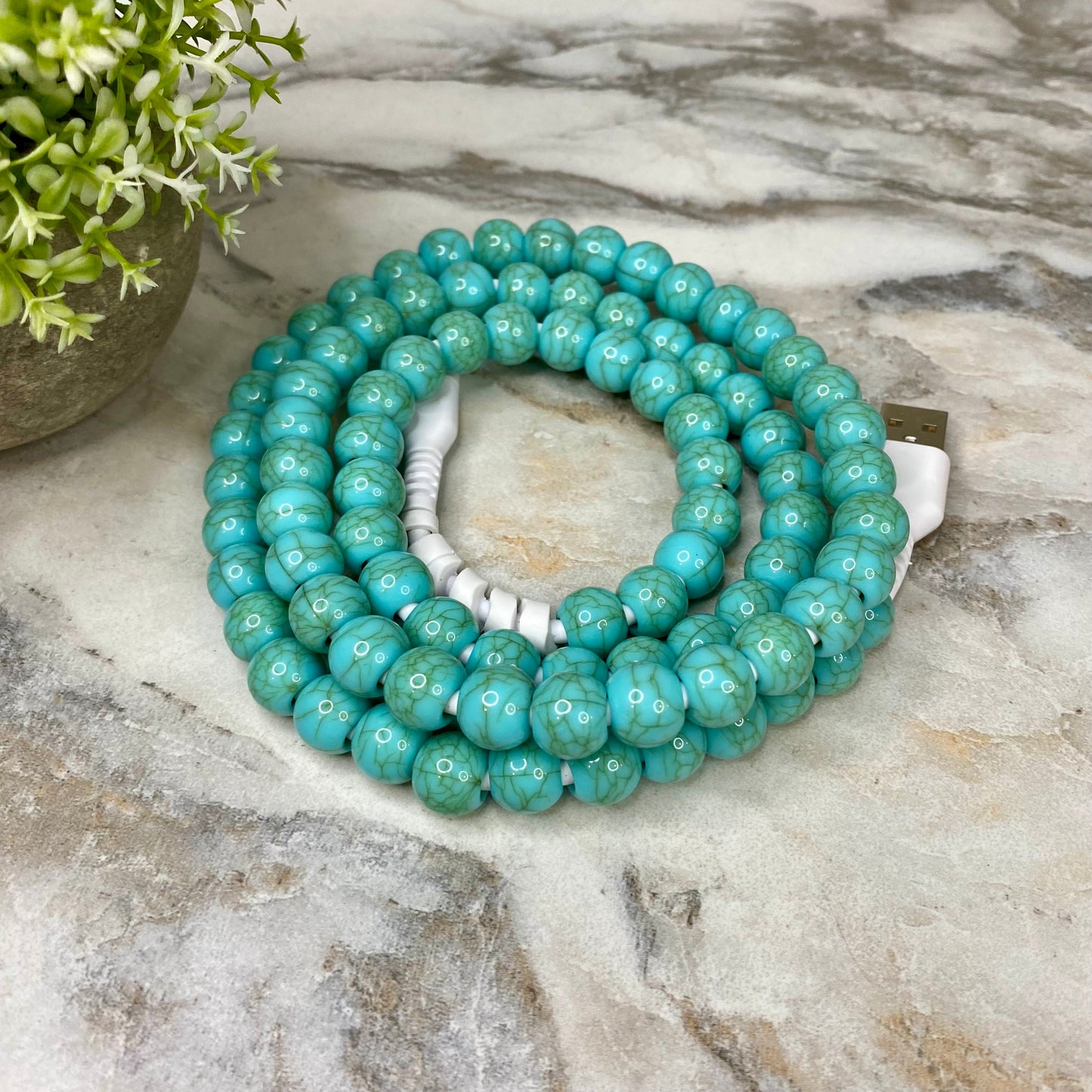 Charging Cord - Beaded #2 - PREORDER