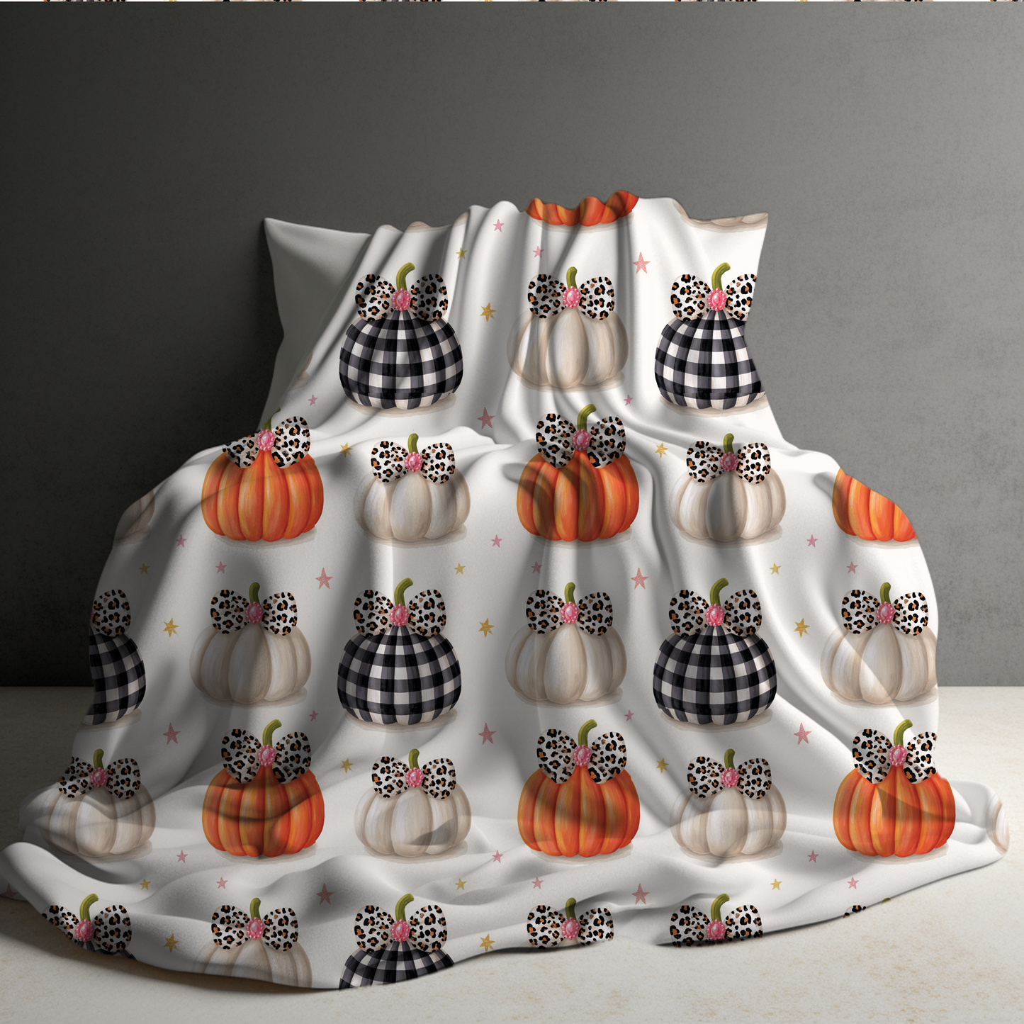 Blanket Halloween #31 - Bow Pumpkin