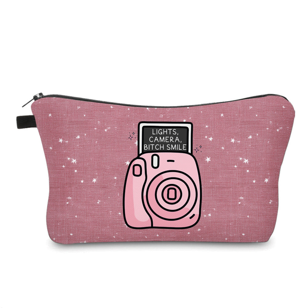 Pouch - Adult, Lights Camera Bitch Smile