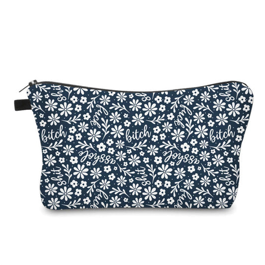 Pouch - Adult, Floral Swear Words