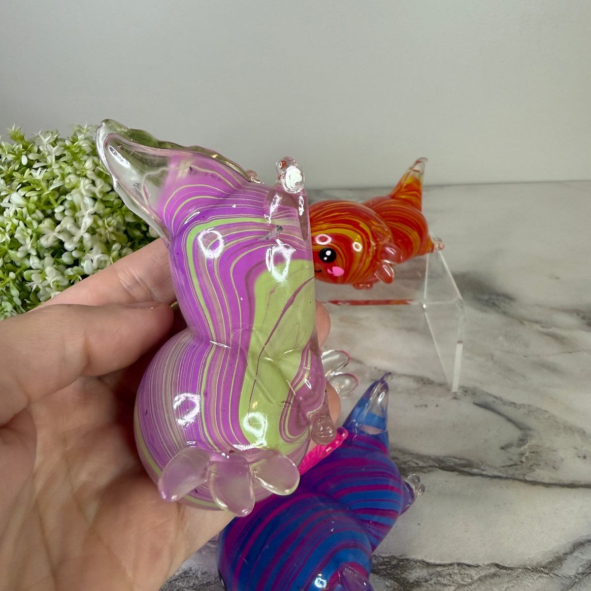 Squishy Toy - Axolotl, Marble