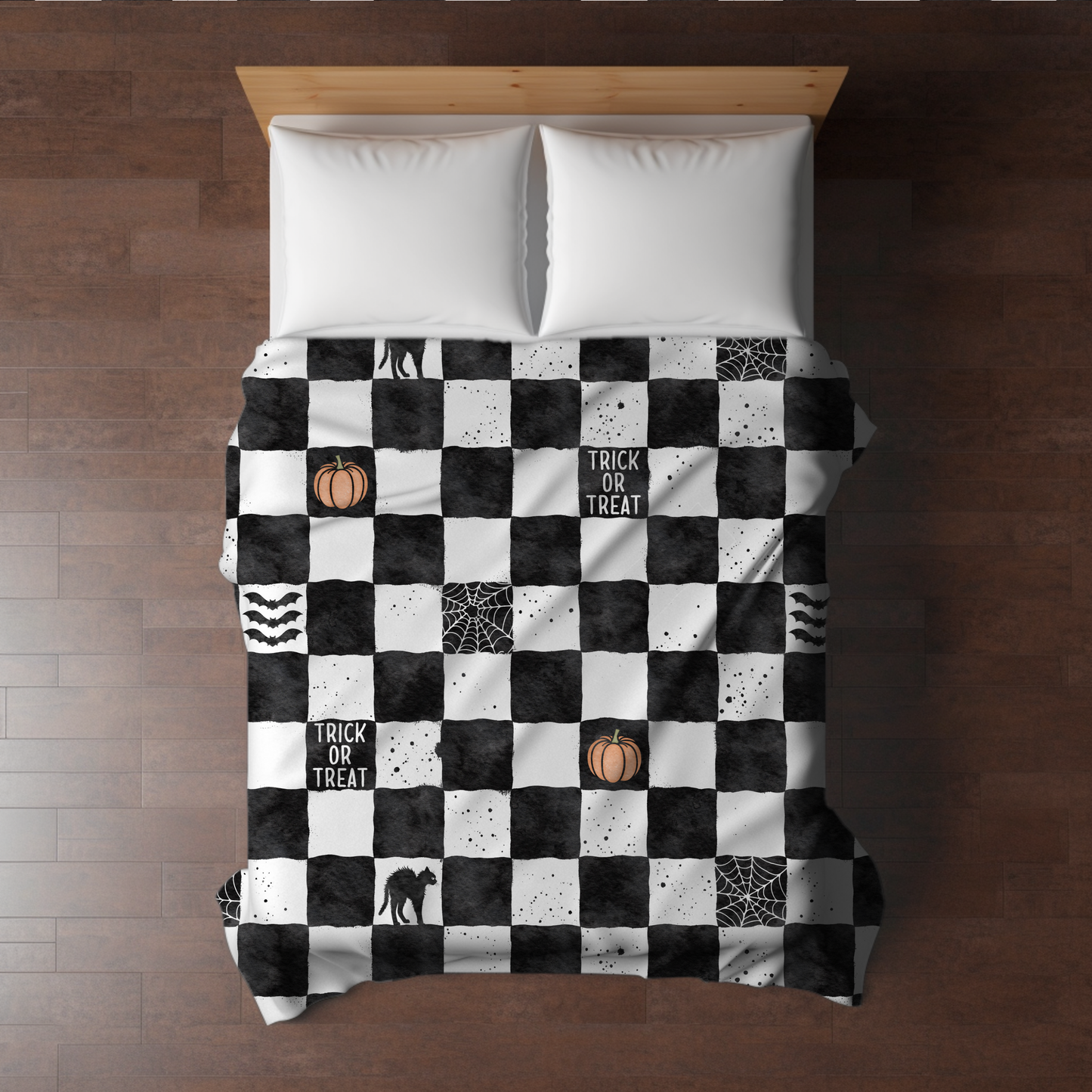 Blanket Halloween #5 - Checkered Halloween