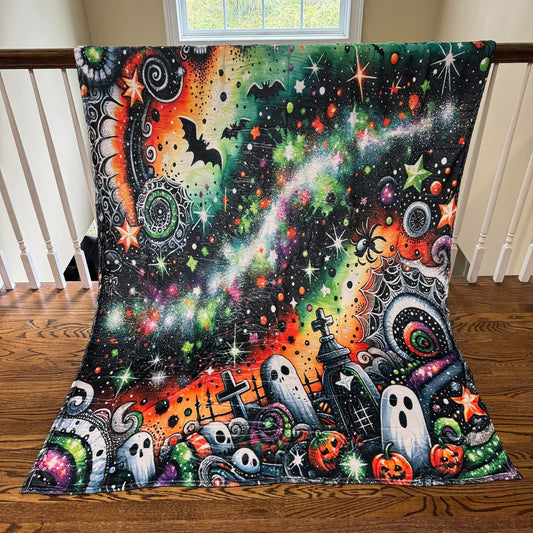 Blanket Halloween #27 - Graveyard Swirl