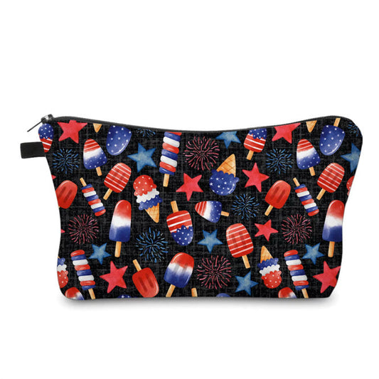 Pouch - America Popsicle Star on Black