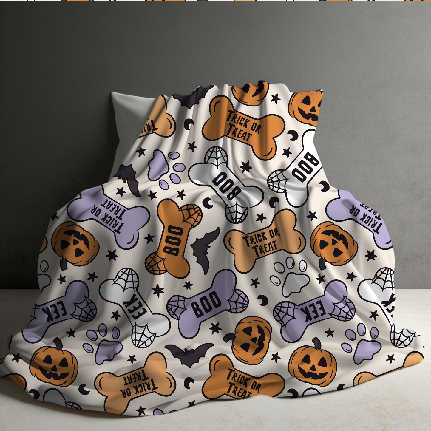 Blanket Halloween #35 - Dog Bones