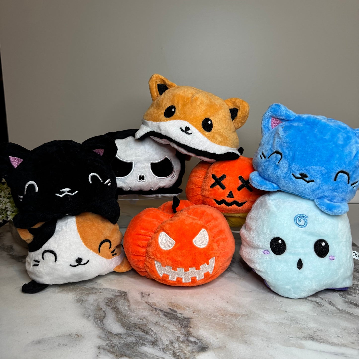 Moody Animals - Pumpkins, Ghost, Dog, & Cat