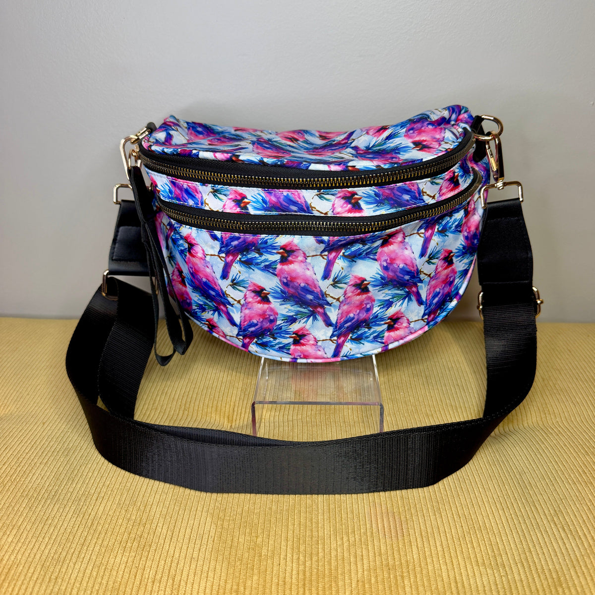 The Roni Nylon Crossbody - Cardinal
