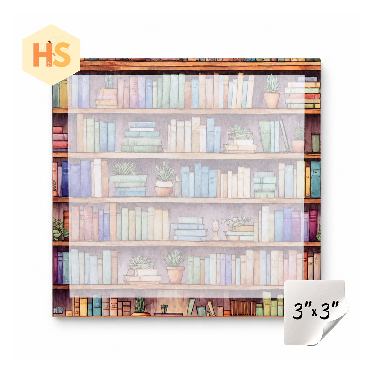 The Sticky Note Collection - Book Shelves