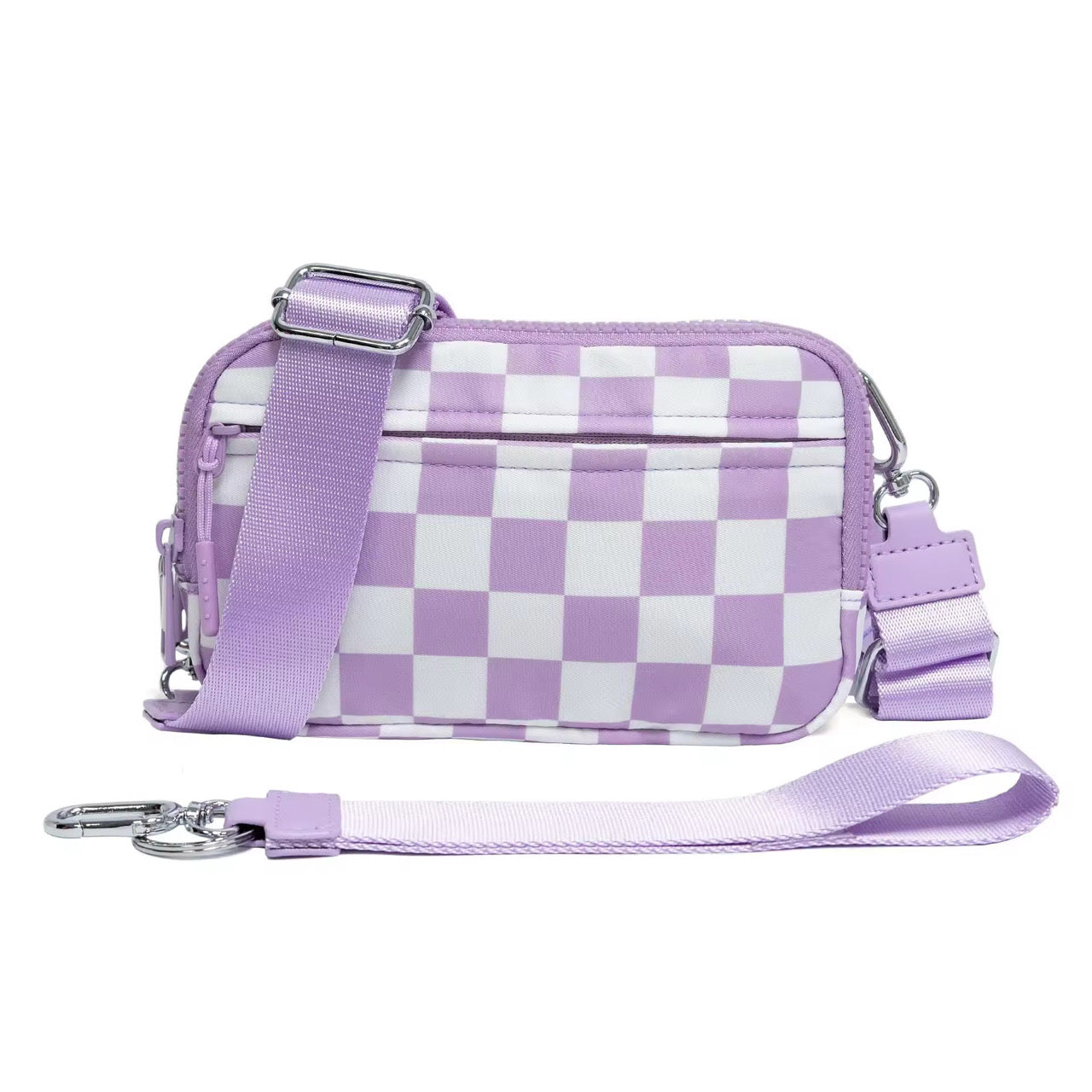Remi - Nylon Crossbody Checkered - PREORDER