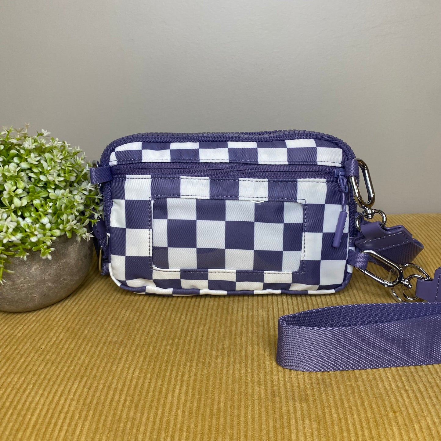 Remi - Nylon Crossbody Checkered - PREORDER