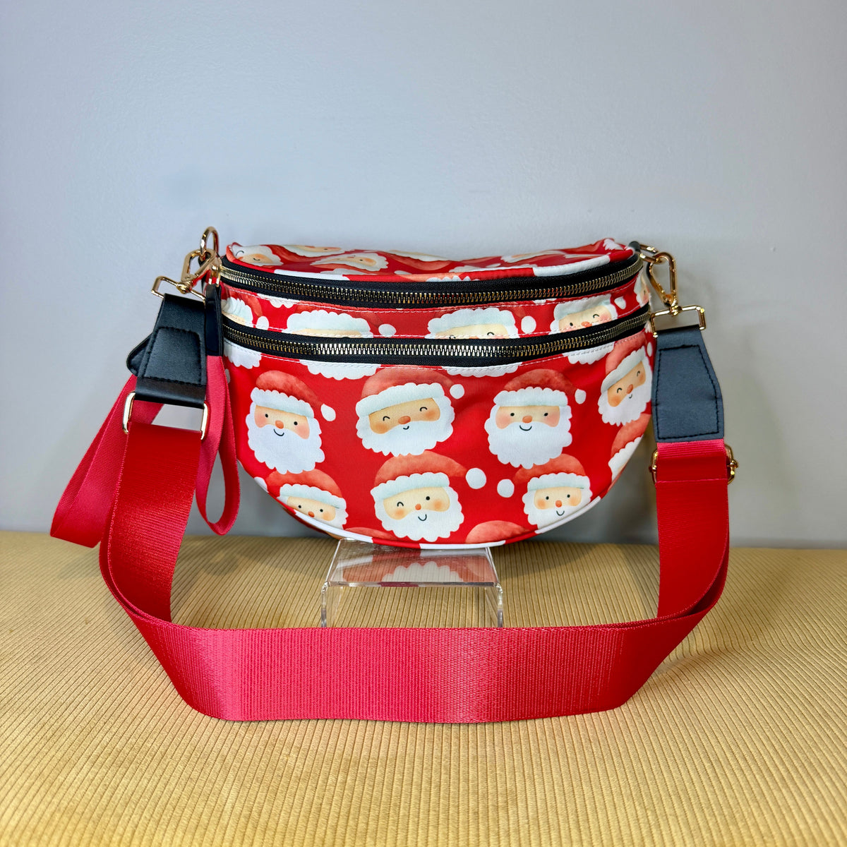 The Roni Nylon Crossbody - Christmas - Santa