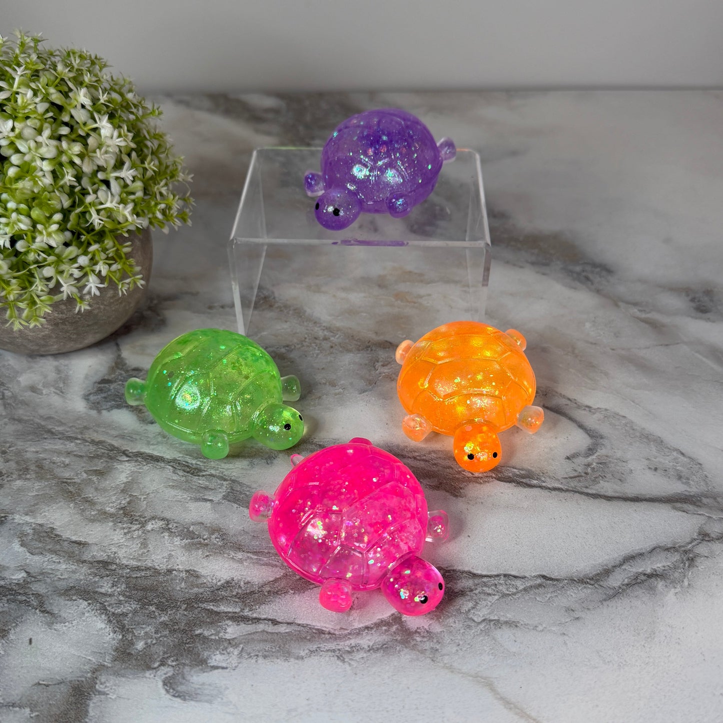 Squishy Toy - Glitter Turtle