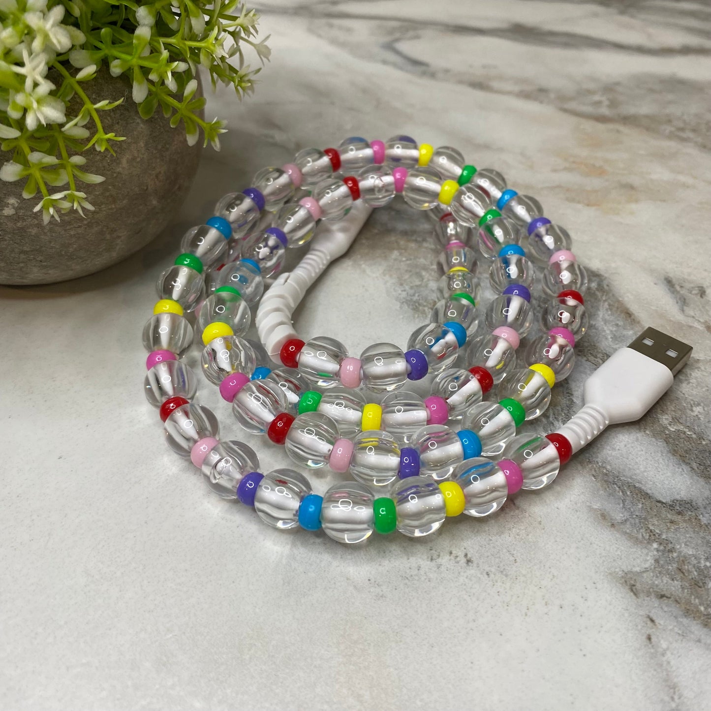 Charging Cord - Beaded #2 - PREORDER