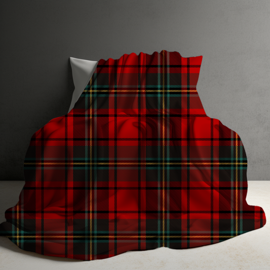 Blanket Christmas - Red Green Plaid - PREORDER