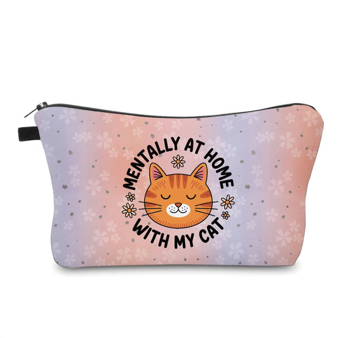 Pouch - Mentally At Home With My Cat
