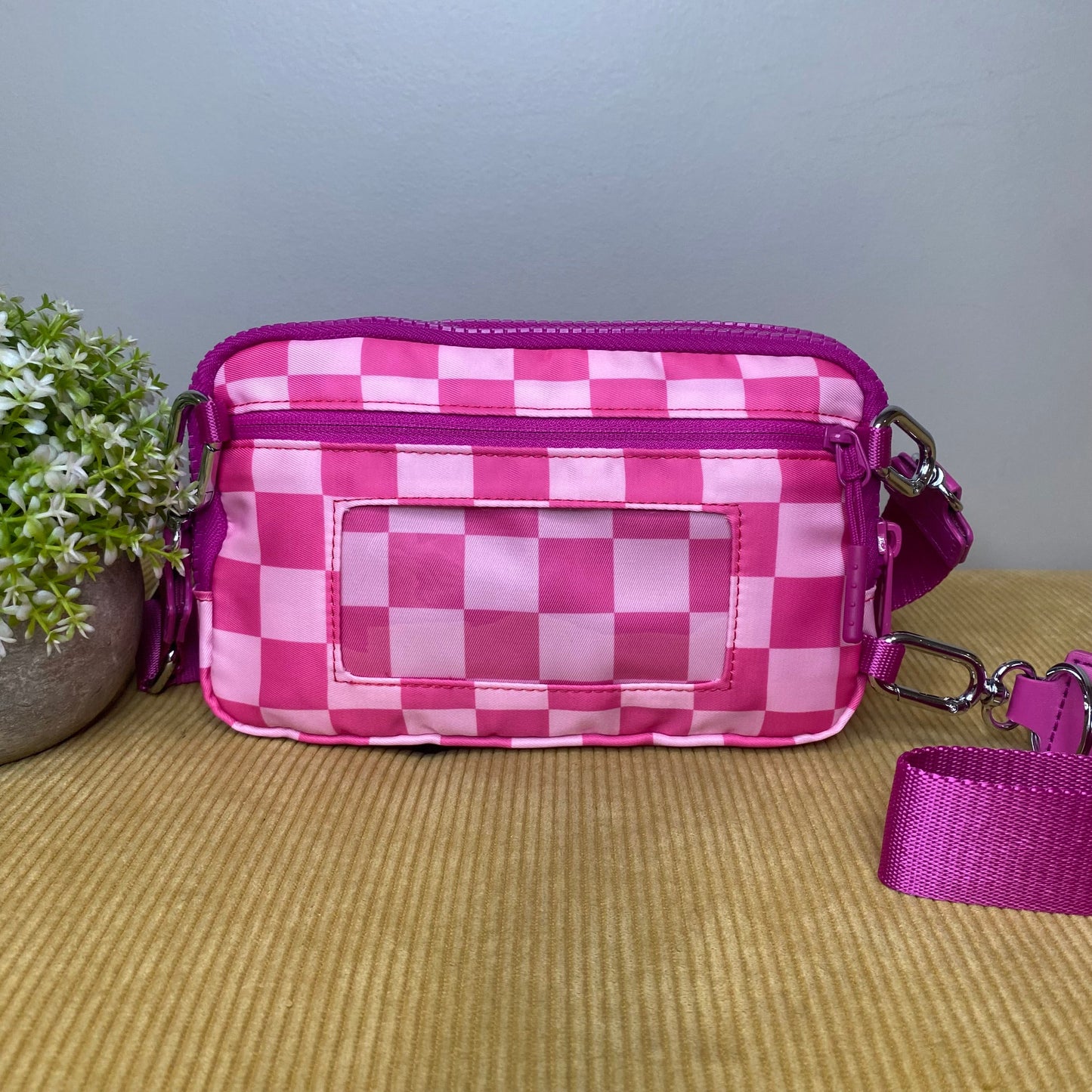 Remi - Nylon Crossbody Checkered - PREORDER