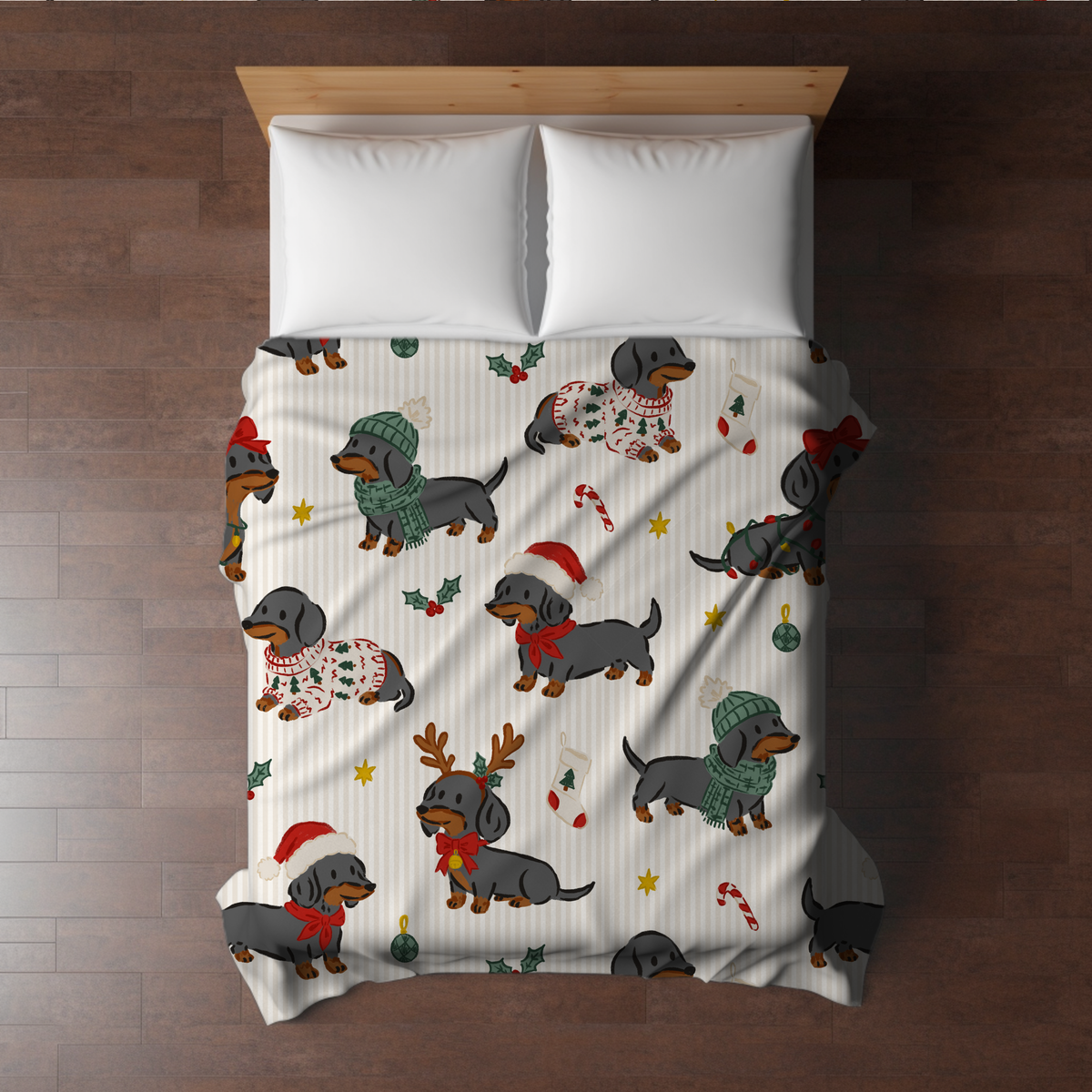 Blanket Christmas #43 - Dog Dachshund - PREORDER