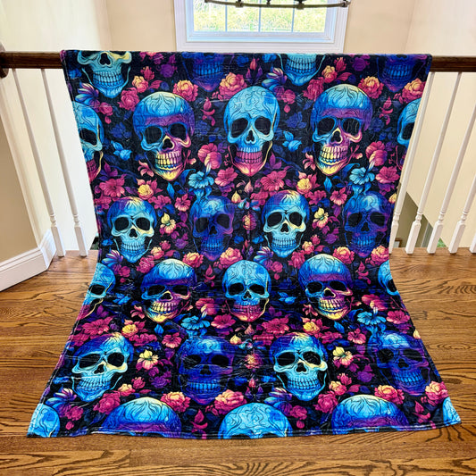 Blanket Halloween #25 - Rainbow Skull