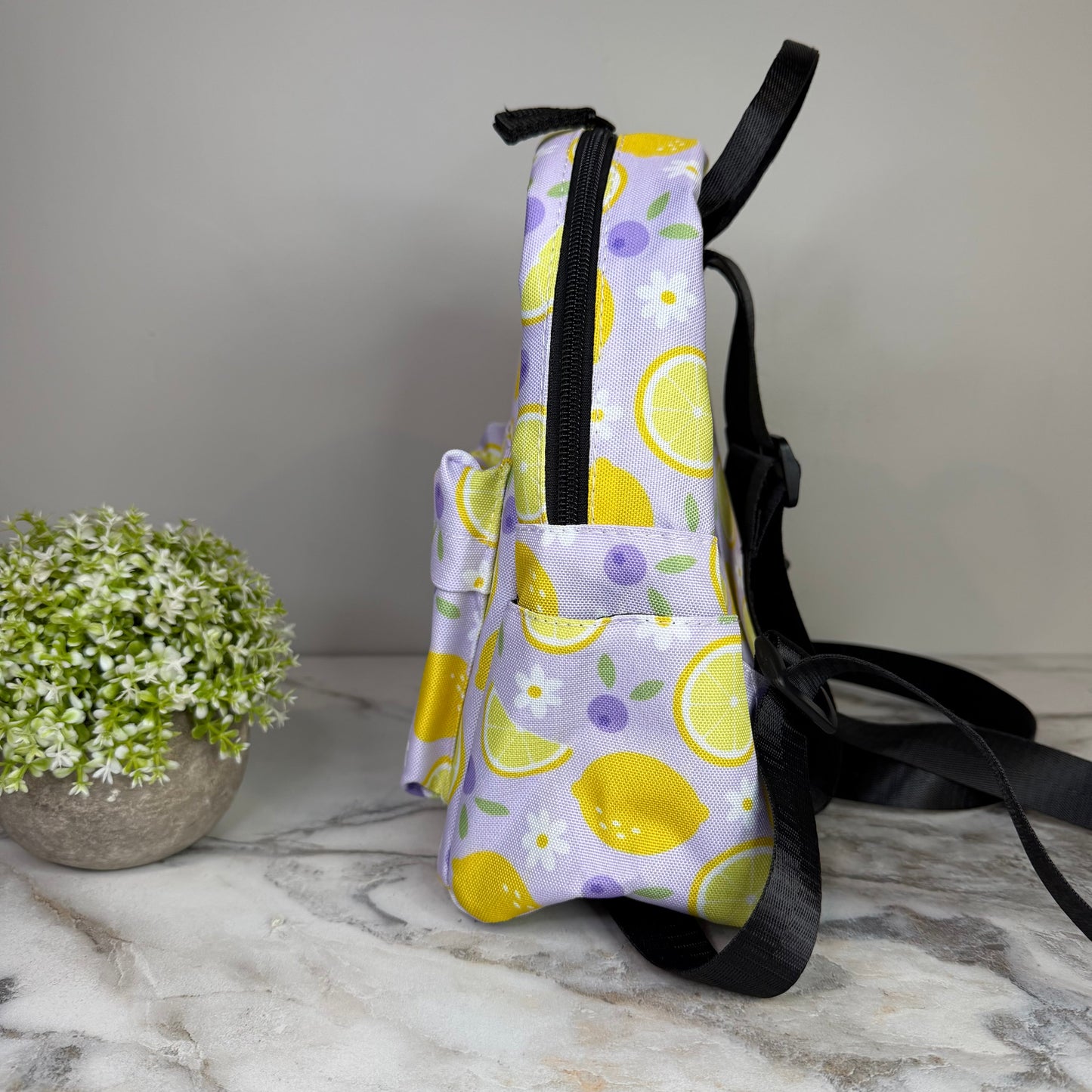 Mini Backpack - Blueberry Lemon