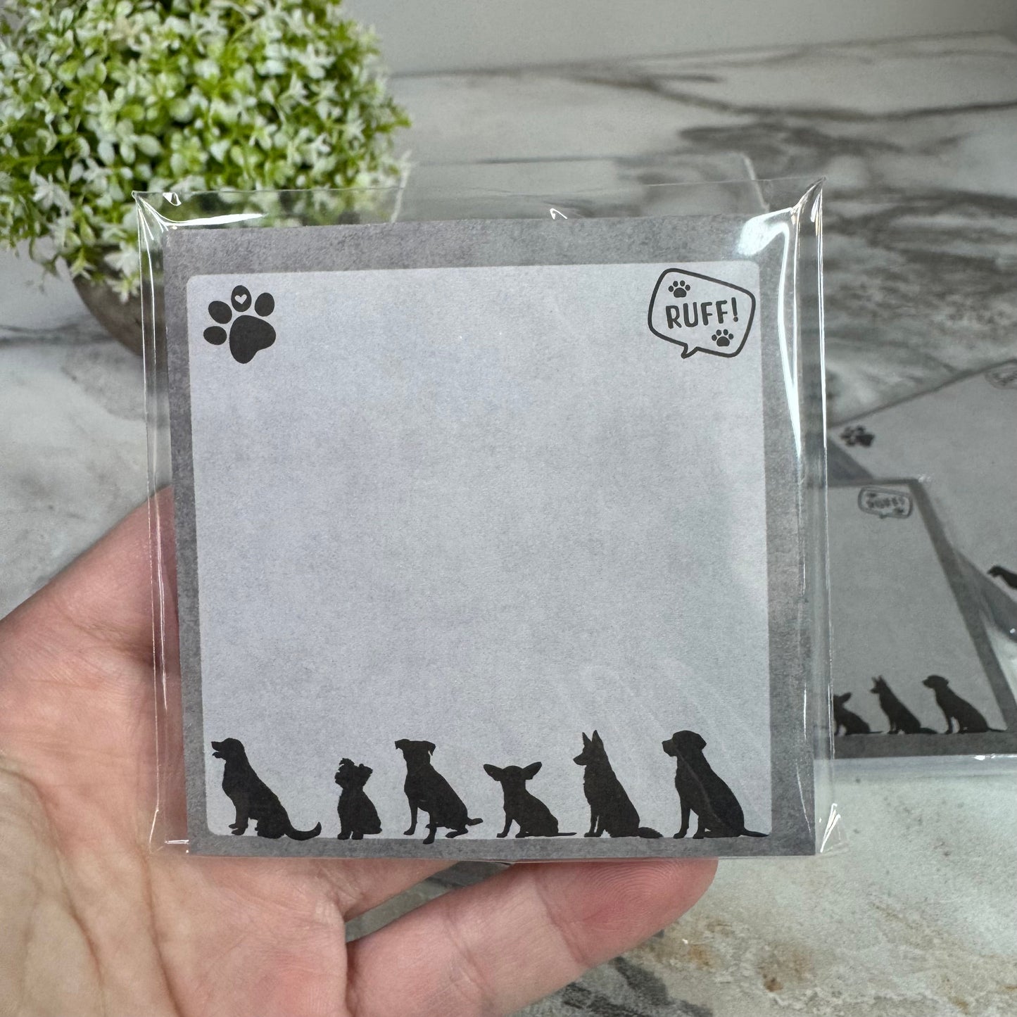 The Sticky Note Collection - Dog Paw Ruff