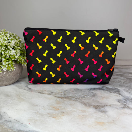 Pouch - Adult, Tiny Penis Rainbow