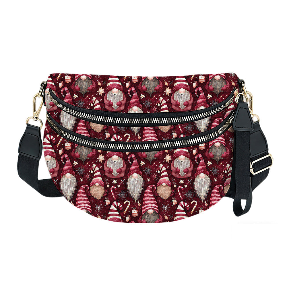 The Roni Nylon Crossbody - Christmas - Gnomes