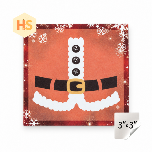 The Sticky Note Collection - Christmas Santa Snowflake