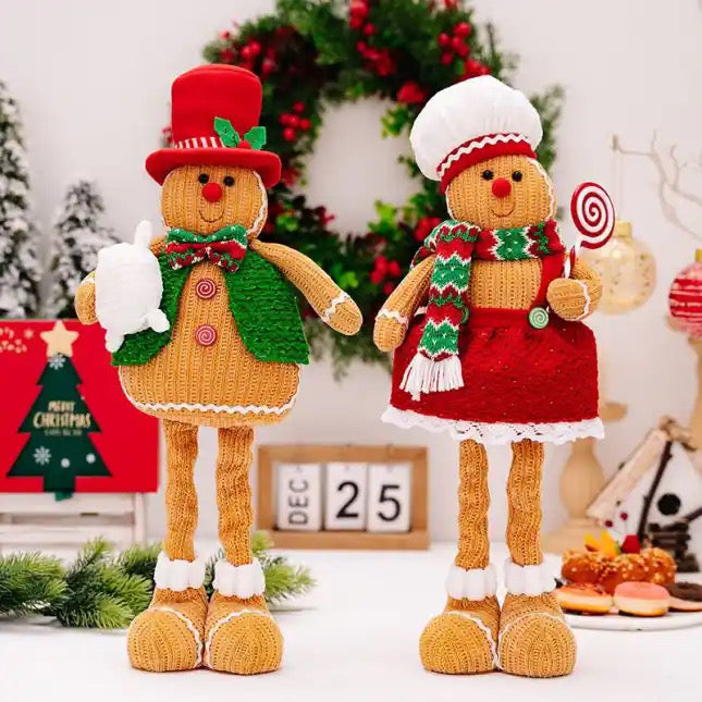 Telescopic Standing Christmas Decor - Gingerbread #2 - PREORDER 10/3-10/6