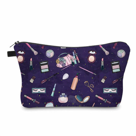 Pouch - Makeup Cosmetic on Purple