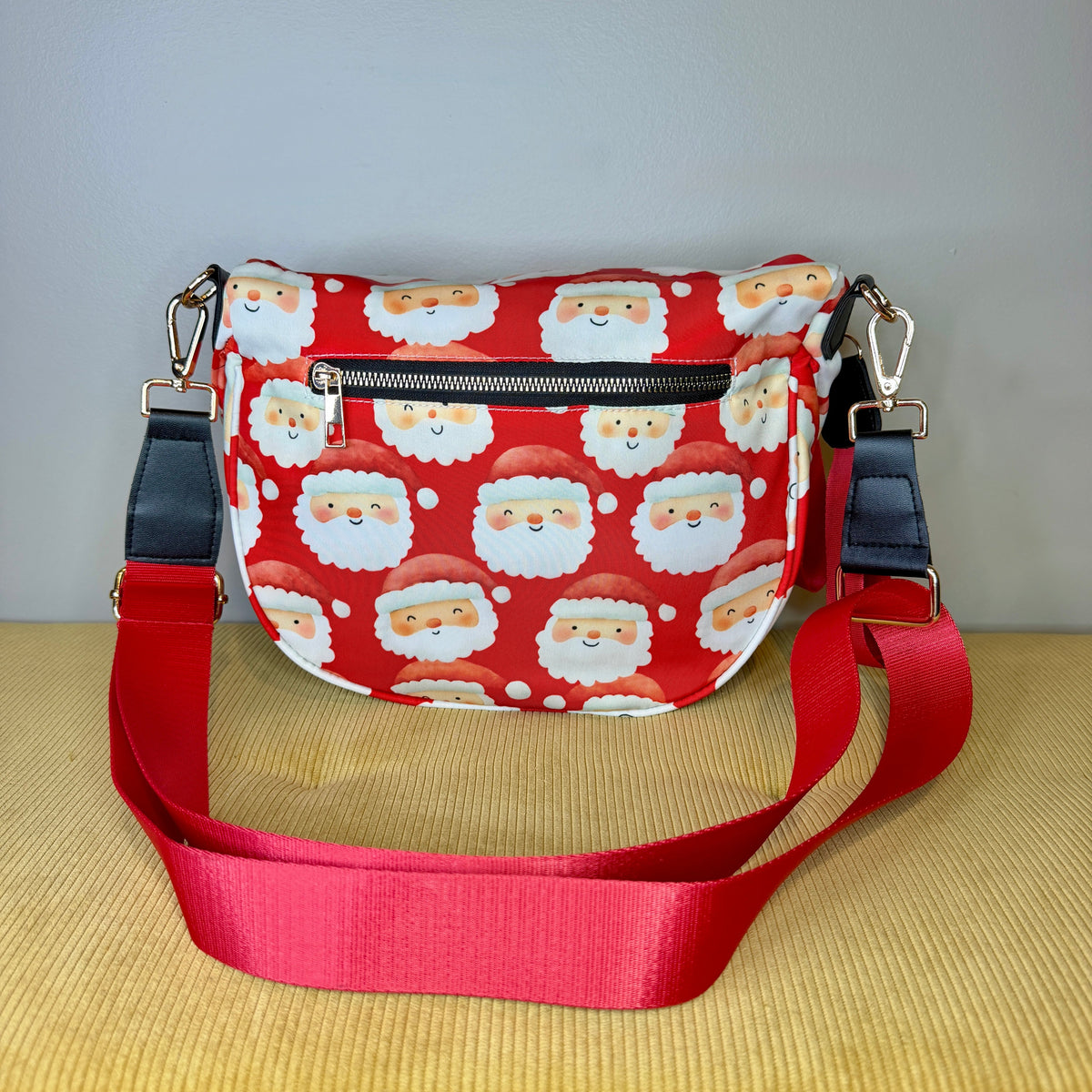 The Roni Nylon Crossbody - Christmas - Santa