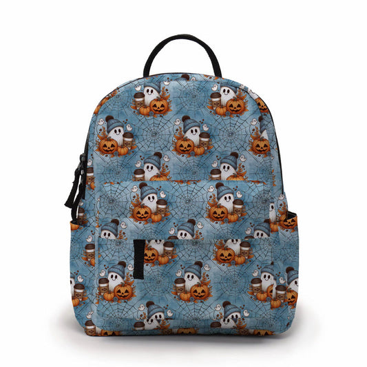 Mini Backpack - Halloween - Ghost Coffee