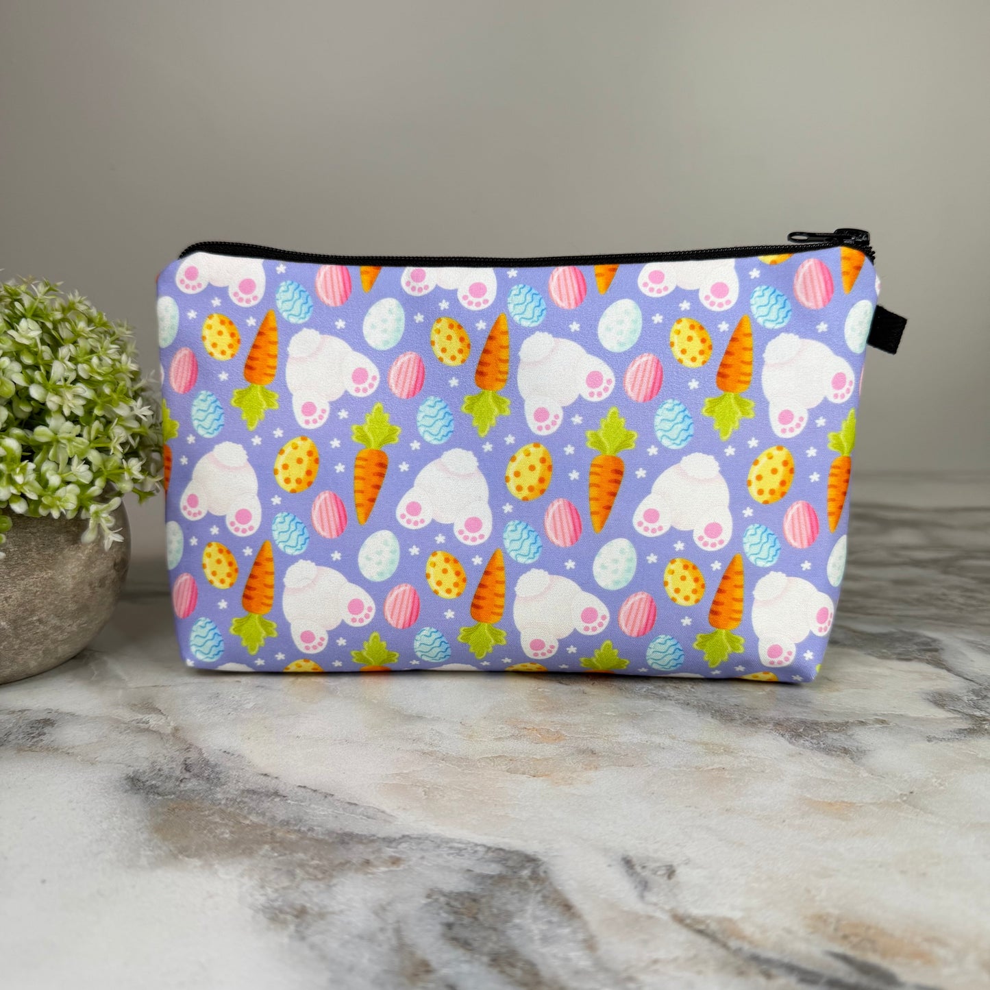 Pouch - Easter Egg Carrot Bunny