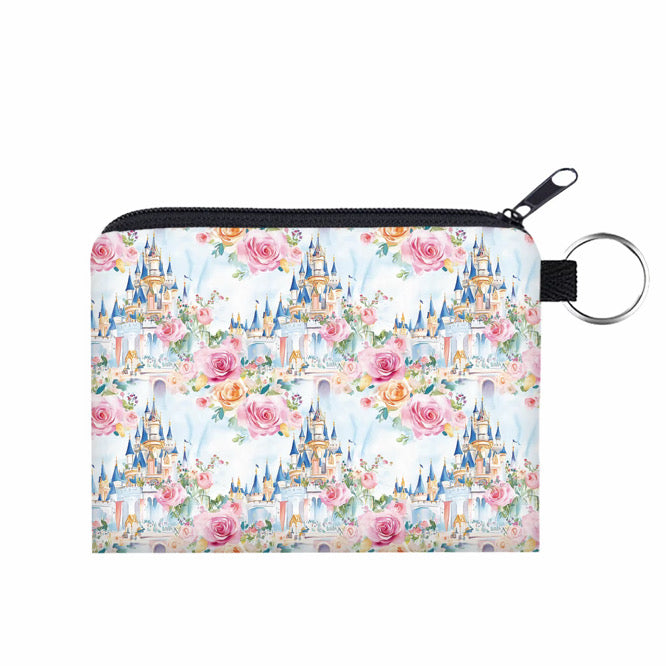 Mini Pouch - Castle Floral