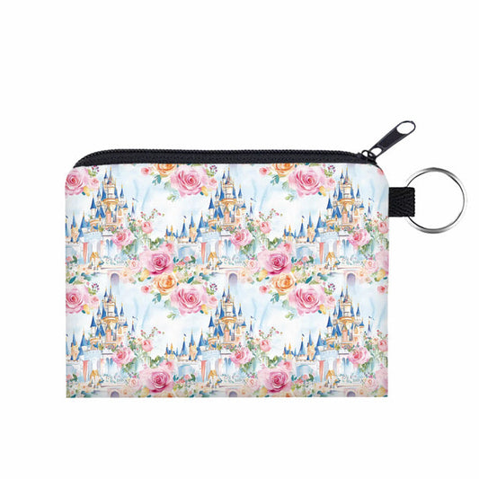 Mini Pouch - Castle Floral