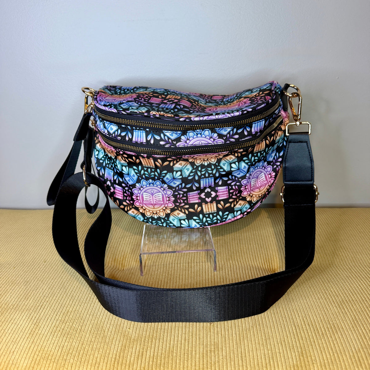 The Roni Nylon Crossbody - Book Mandala