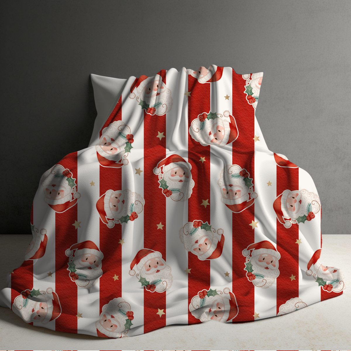 Blanket Christmas #33 - Stripe Santa - PREORDER