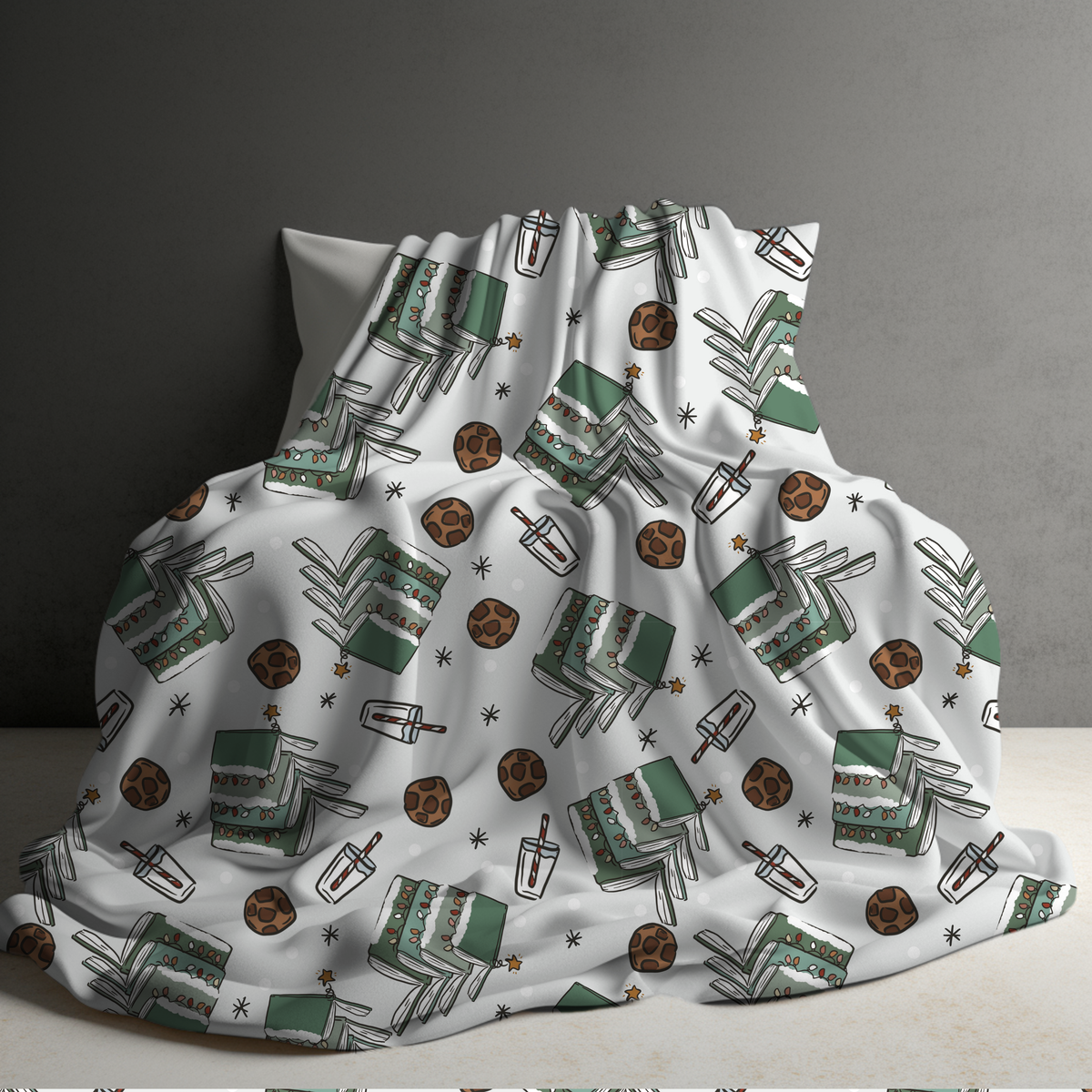 Blanket Christmas #29 - Books, Milk, & Cookies - PREORDER