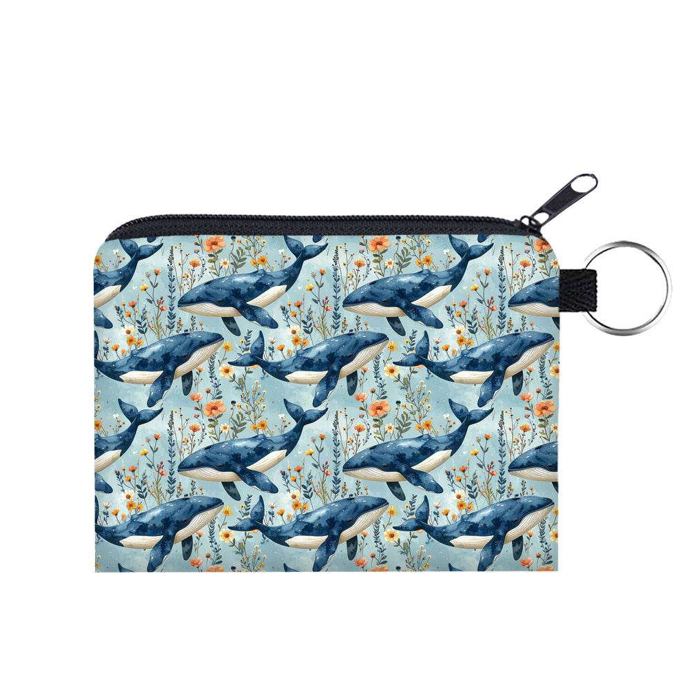 Mini Pouch - Whales
