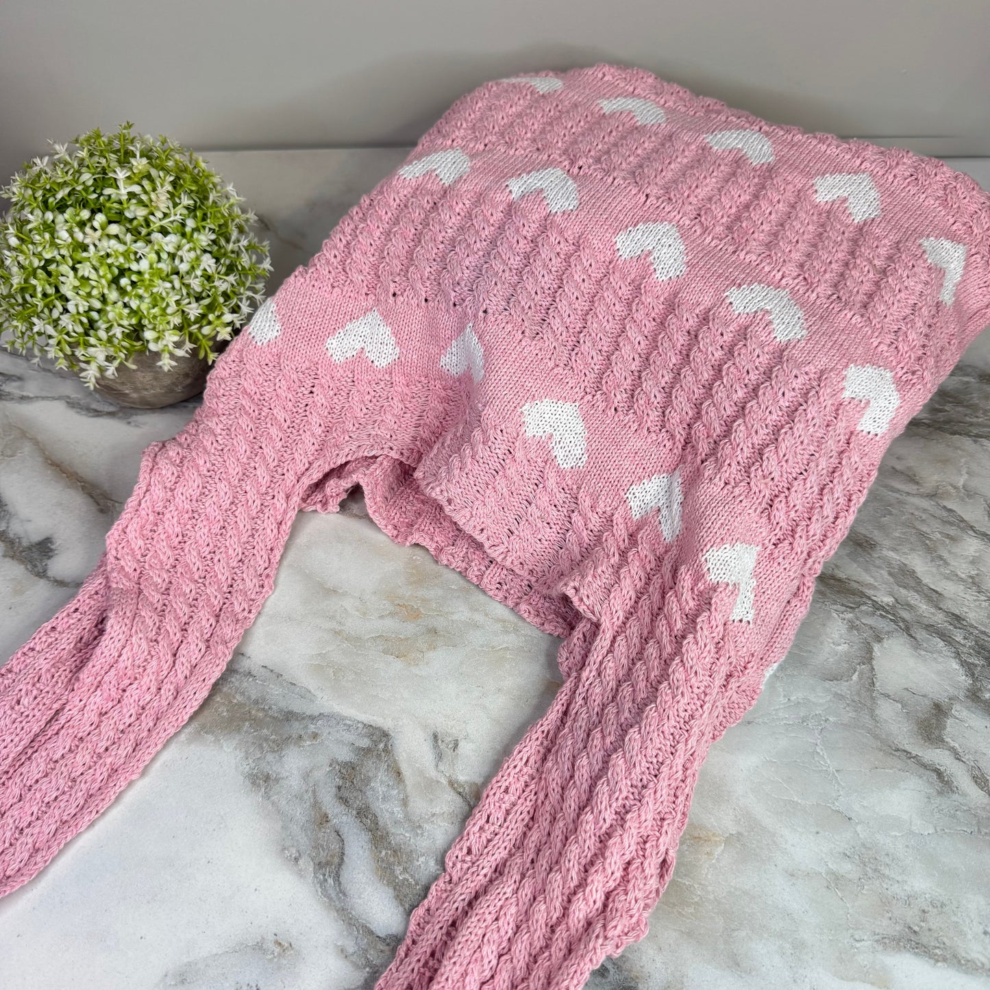 Heart Tote Bag - Knit Sweater