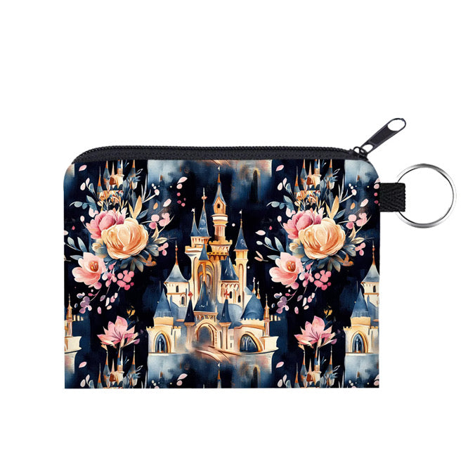 Mini Pouch - Castle Roses