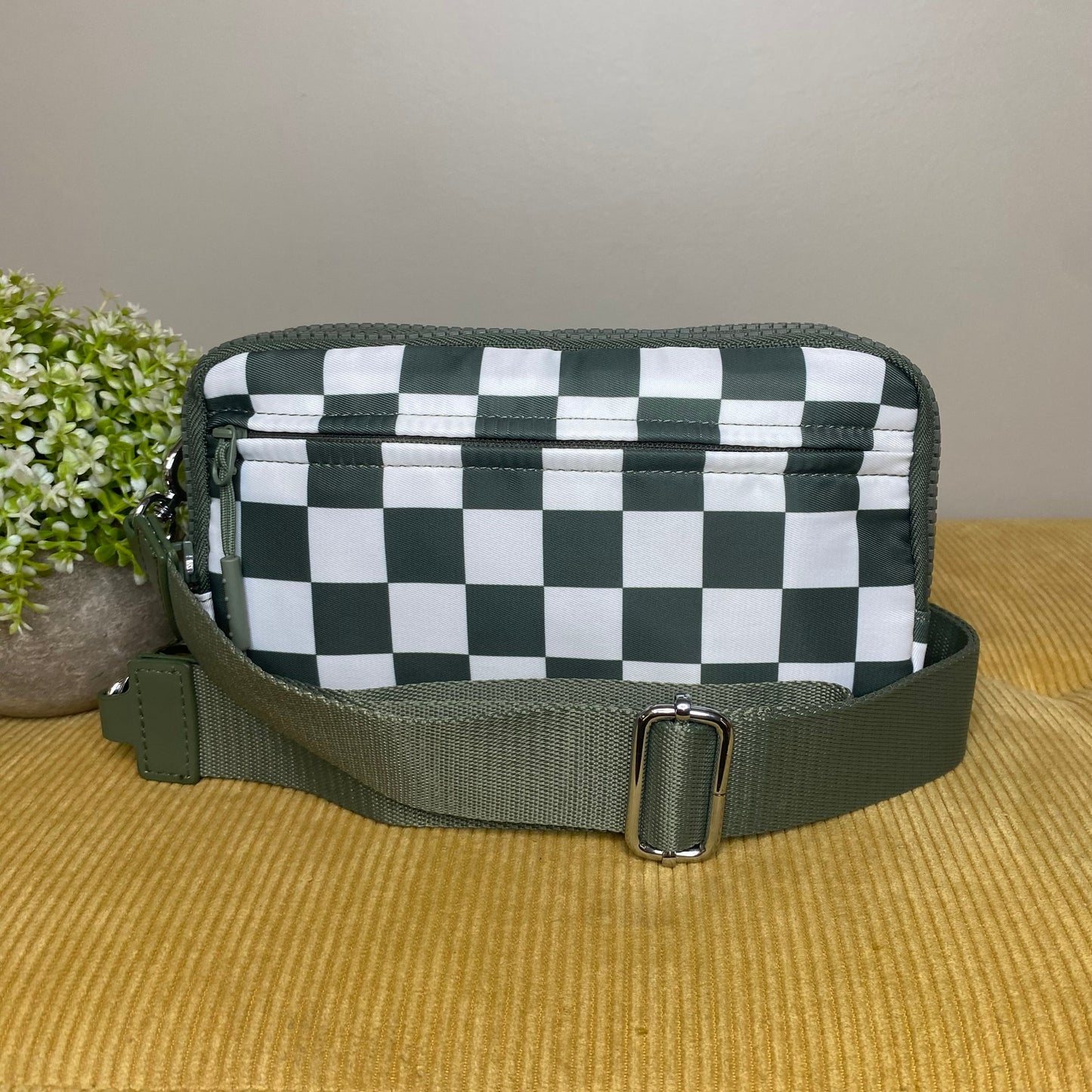 Remi - Nylon Crossbody Checkered - PREORDER