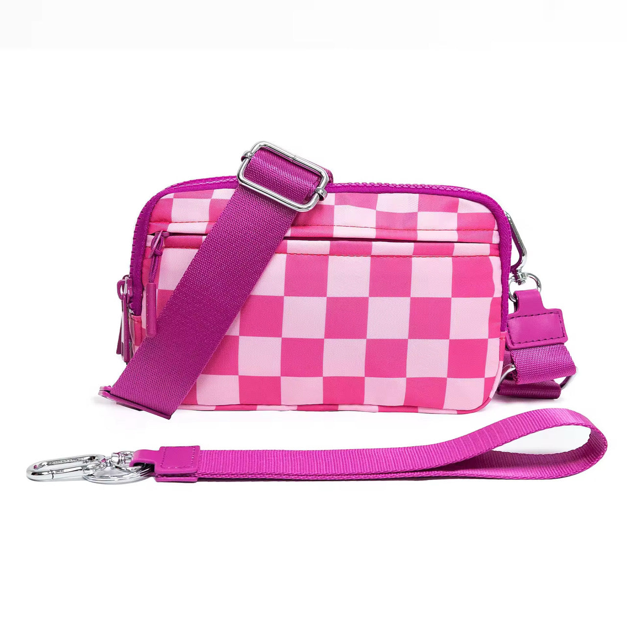 Remi - Nylon Crossbody Checkered - PREORDER