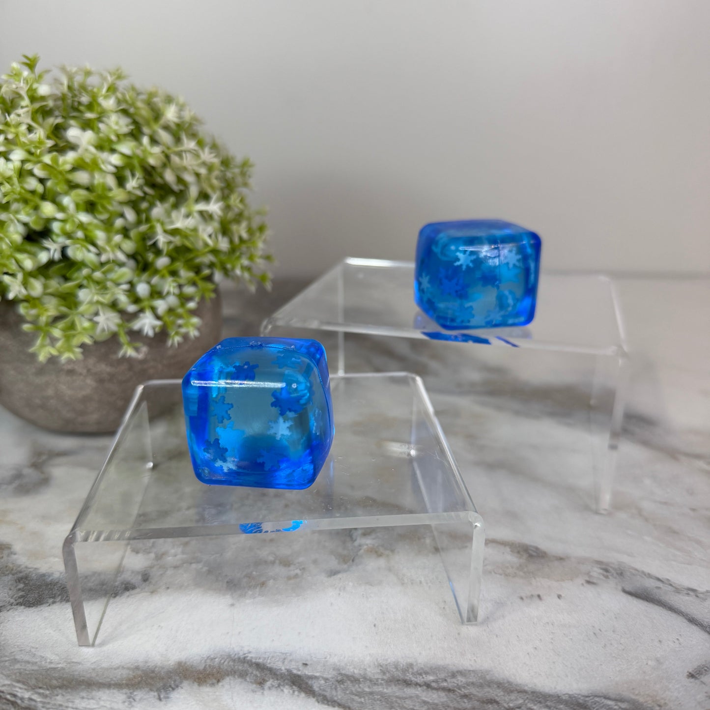 Squishy Toy - Ice Ice Baby Blue Snowflake