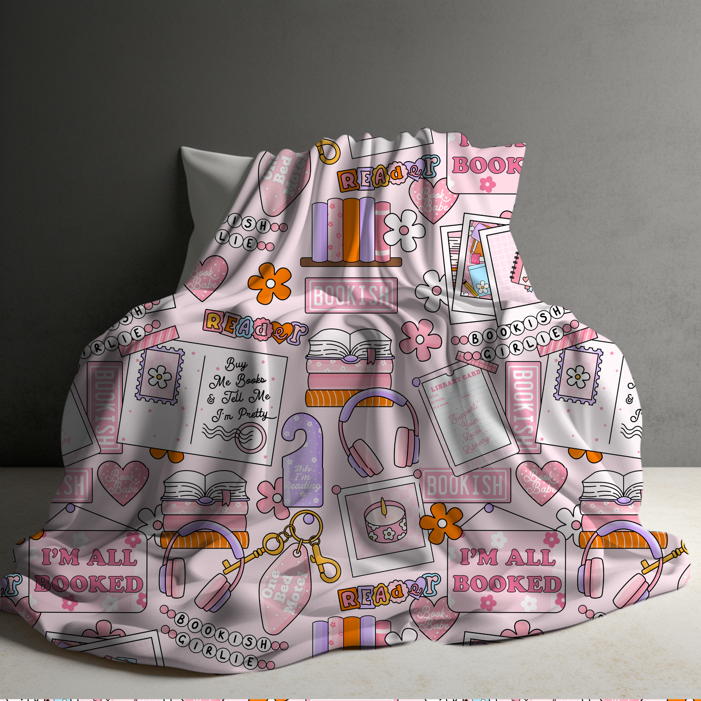 Blanket - Book Bookish Heart