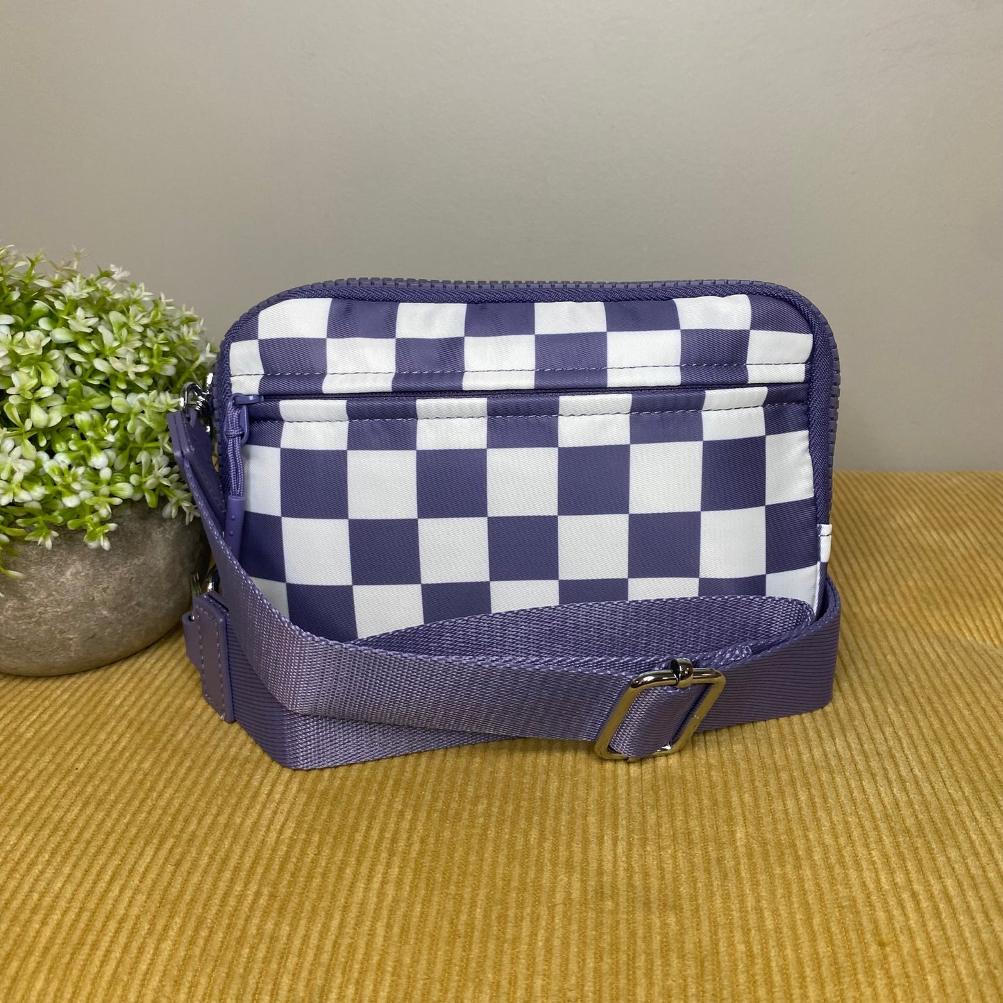 Remi - Nylon Crossbody Checkered - PREORDER