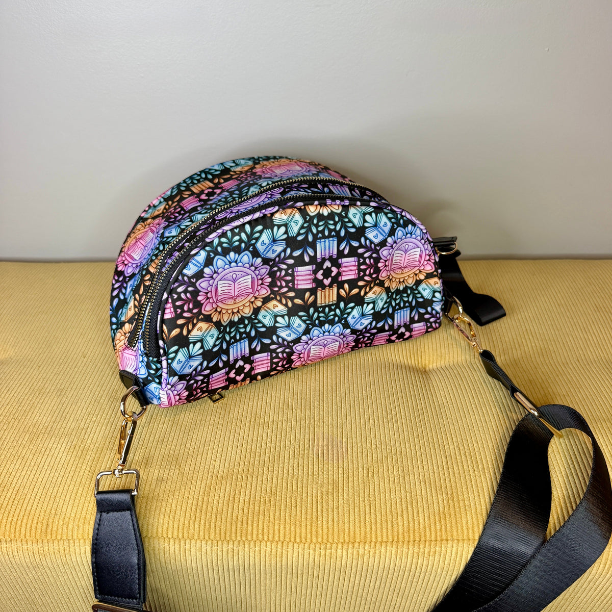 The Roni Nylon Crossbody - Book Mandala